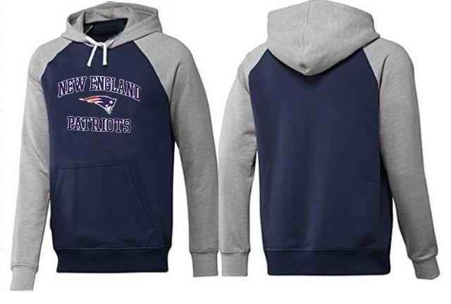 New England Patriots Heart & Soul Pullover Hoodie Dark Blue Grey