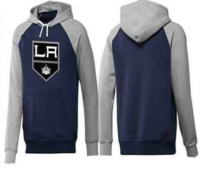 Los Angeles Kings Pullover Hoodie Dark Blue & Grey