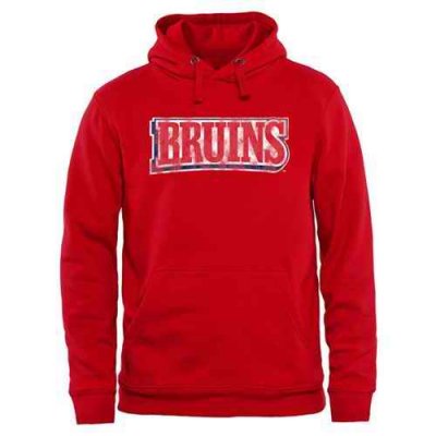 Belmont Bruins Classic Wordmark Pullover Hoodie Red