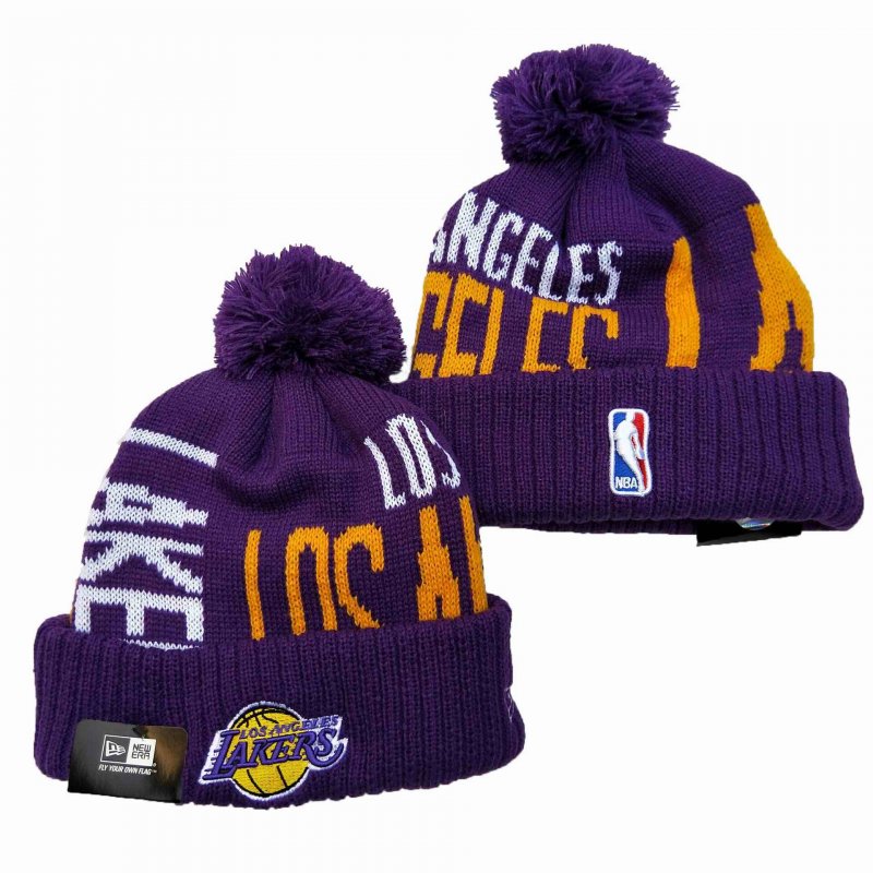 Los Angeles Lakers Knits Hats 046