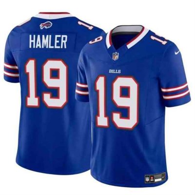 Men's Buffalo Bills #19 KJ Hamler Blue 2024 F.U.S.E. Vapor Untouchable Limited Stitched Football Jersey