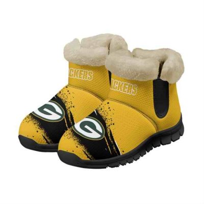 Men's Green Bay Packers 2024 Snow Boots/Shoes 002(Pls check description for details)