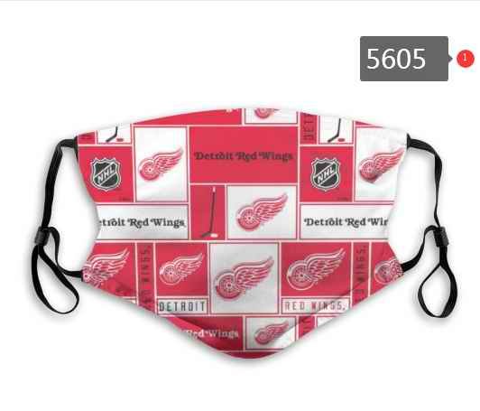 Detroit Red Wings Face Mask 004 Filter Pm2.5 (Pls check description for details)