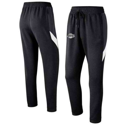 Men's Los Angeles Lakers Black Performance Showtime Basketball Pants