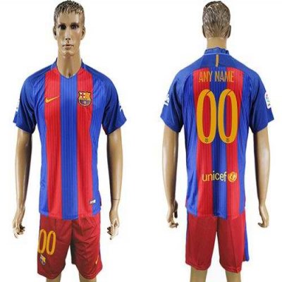 Barcelona Personalized Home Soccer Club Jersey