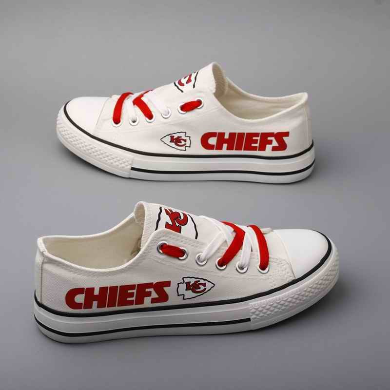 NFL Kansas City Chiefs Repeat Print Low Top Sneakers 003