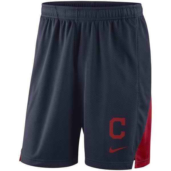 Men's Cleveland Indians Navy Franchise Performance Shorts