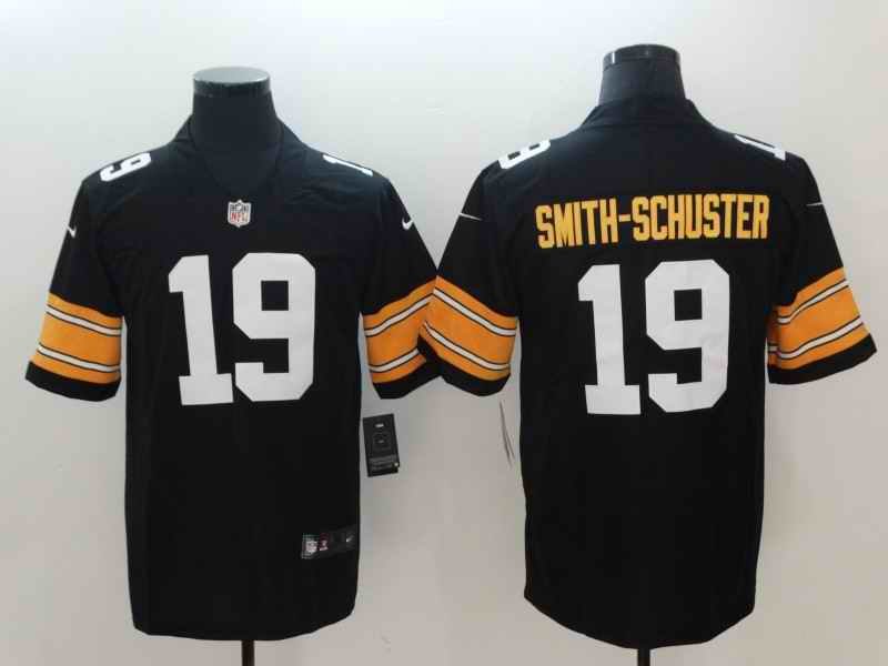 Men's Pittsburgh Steelers #19 JuJu Smith-Schuster 2018 Black Vapor Untouchable Limited Stitched NFL Jersey