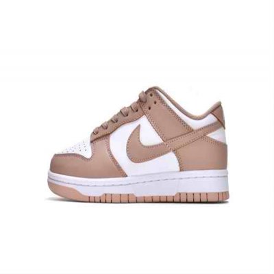 Men's Dunk Low Brown/White Shoes 0394