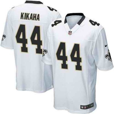 Nike Saints #44 Hau'oli Kikaha White Youth Stitched NFL Elite Jersey