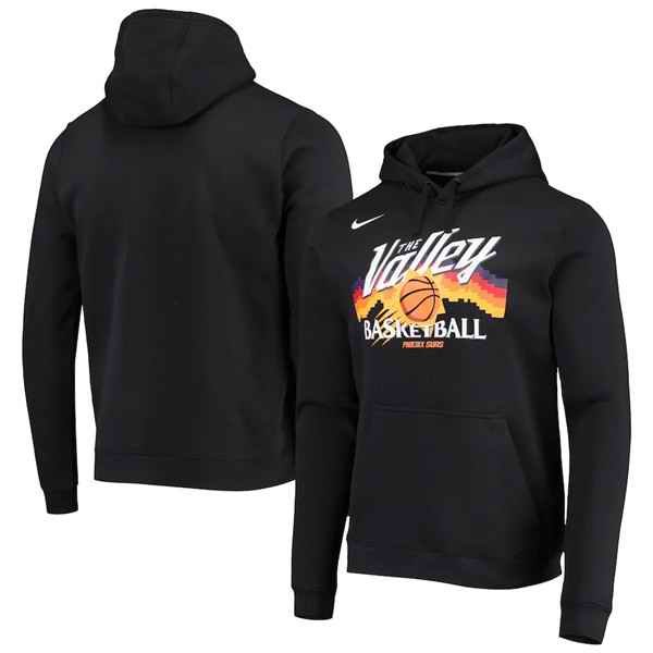 Men's Phoenix Suns 2020&21 Black City Edition Story Club Pullover Hoodie