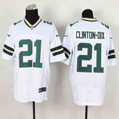 Nike Packers #21 Ha Ha Clinton-Dix White Men's Stitched NFL Elite Jersey