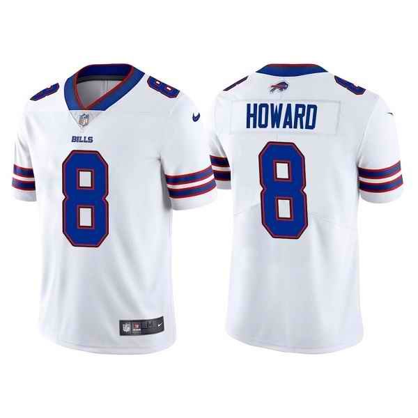 Youth Buffalo Bills #8 O.J. Howard White Vapor Untouchable Limited Stitched Jersey