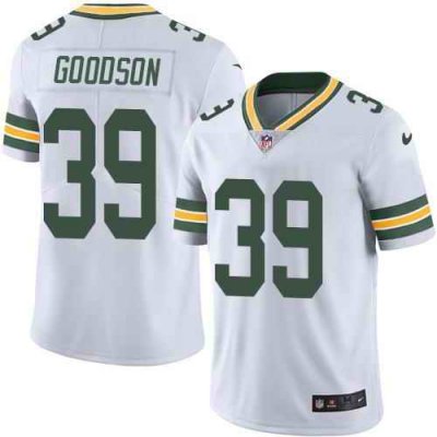 Nike Packers #39 Demetri Goodson White Men's Stitched NFL Limited Rush Jersey