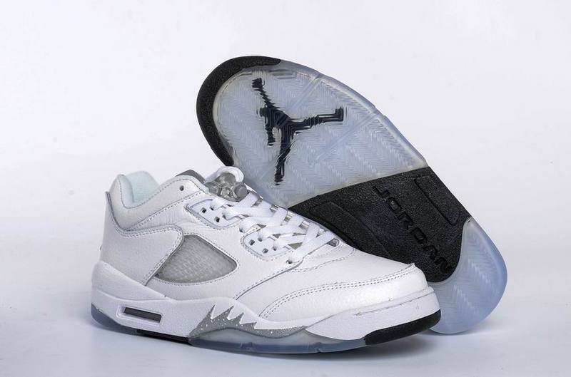 Running weapon Cheap Air Jordan 5 Shoes Retro Women White