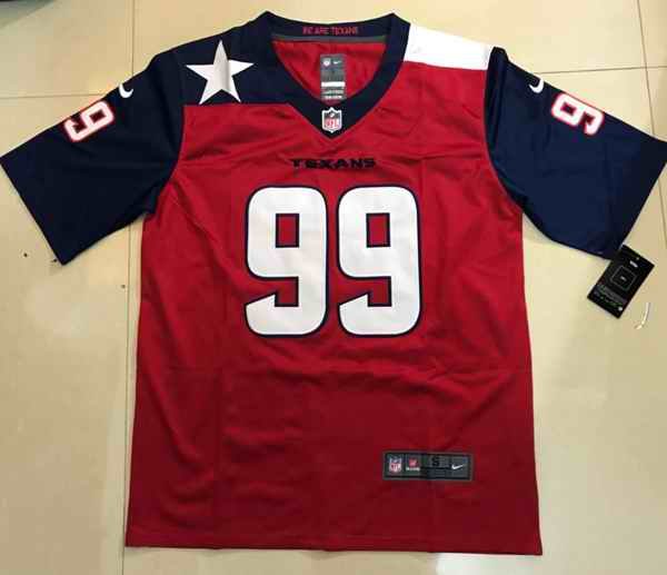 Men's Houston Texans #99 J.J. Watt Red Special Edition Stitched NFL Jersey