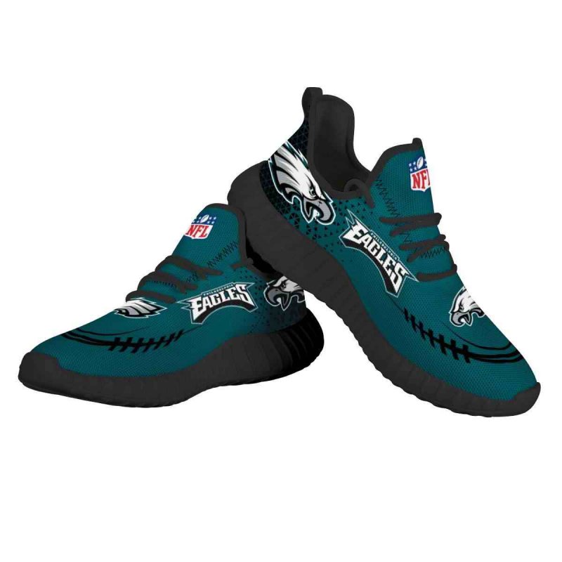 Men's NFL Philadelphia Eagles Mesh Knit Sneakers/Shoes 003