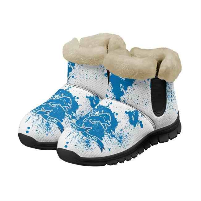 Men's Detroit Lions 2024 Snow Boots/Shoes 003(Pls check description for details)