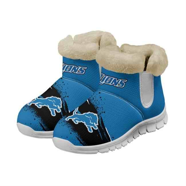 Men's Detroit Lions 2024 Snow Boots/Shoes 001(Pls check description for details)