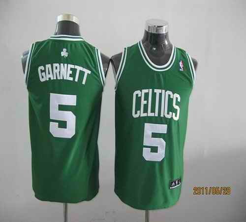 Celtics #5 Kevin Garnett Green Stitched Youth NBA Jersey