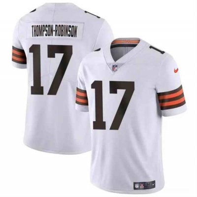 Men's Cleveland Browns #17 Dorian Thompson-Robinson White Vapor Untouchable Limited Stitched Jersey