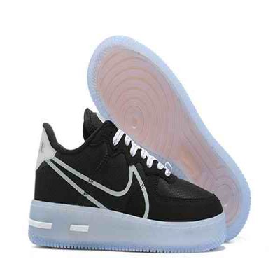 Men's Air Force 1 Black Shoes 074