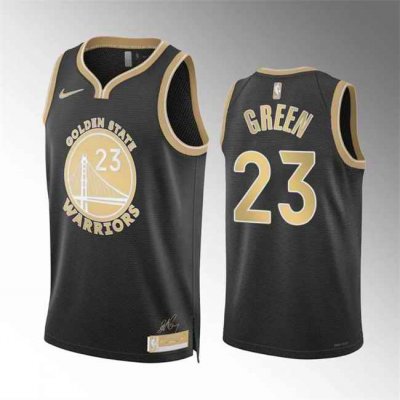 Men's Golden State Warriors #23 Draymond Green Black 2024 Select Series Stitched Basketball Jersey