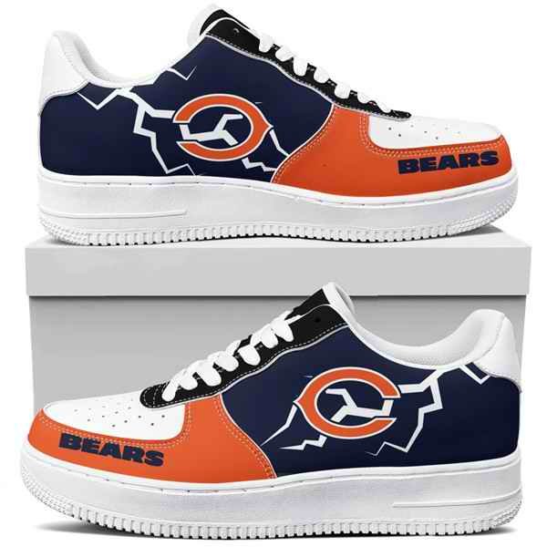 Men's Chicago Bears Air Force 1 Sneakers 001