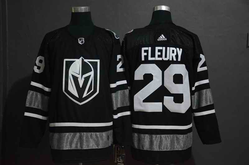 Men's Vegas Golden Knights #29 Marc-Andre Fleury Black 2019 NHL All-Star Game Jersey