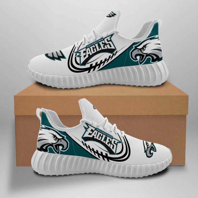 Women's NFL Philadelphia Eagles Mesh Knit Sneakers/Shoes 010