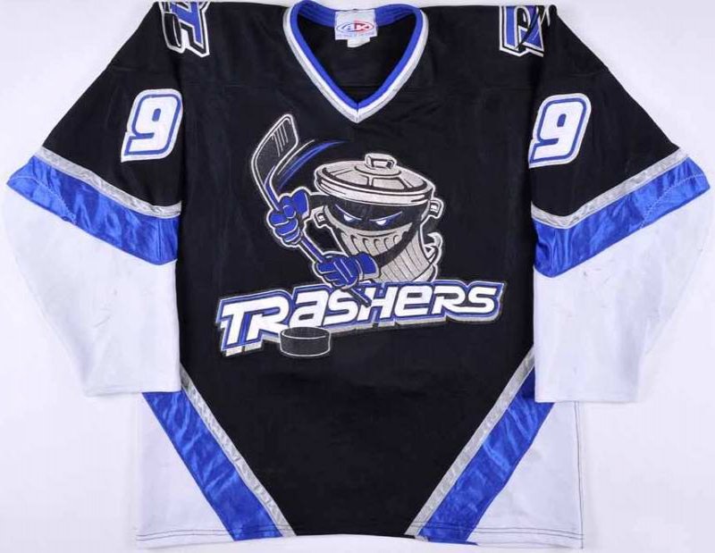 Men's Danbury Trashers Custom Stitched Jersey