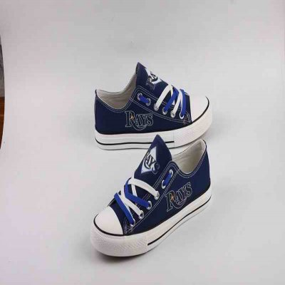 Women's Tampa Bay Rays Repeat Print Low Top Sneakers 001