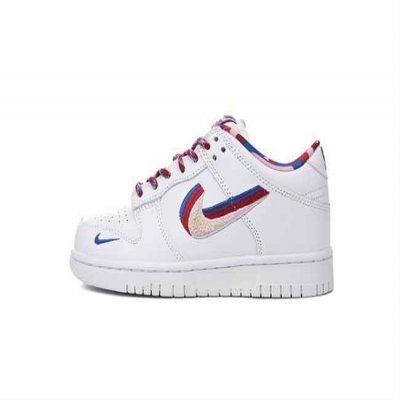 Men's Dunk Low White Shoes 0424