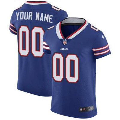 Men's Buffalo Bills Blue Team Color Vapor Untouchable Custom Elite NFL Stitched Jersey