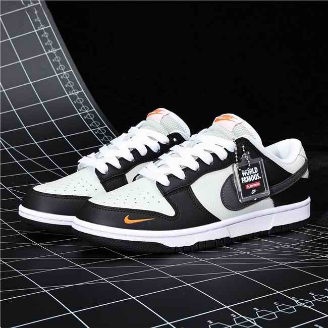 Women's Dunk Low Black/Gray Shoes 235