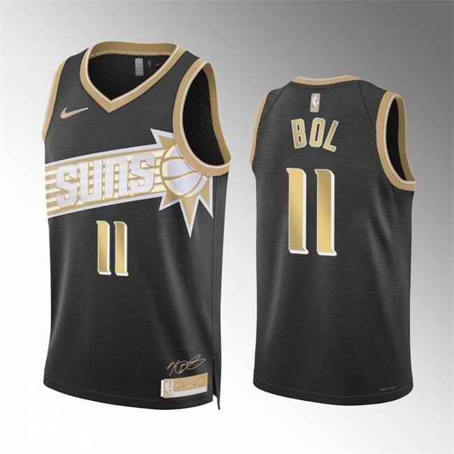 Men's Phoenix Suns #11 Bol Bol Black 2024 Select Series Stitched Basketball Jersey