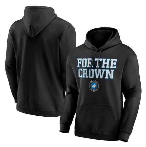 Men's Charlotte FC Black Pullover Hoodie