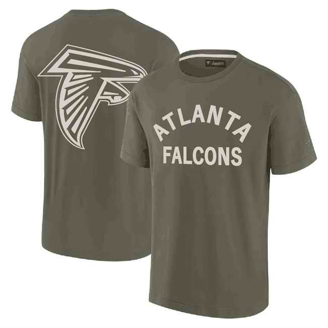 Men's Atlanta Falcons Olive Elements Super Soft Short Sleeve T-Shirt