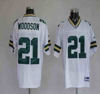 Packers #21 Charles Woodson White Stitched Youth NFL Jersey