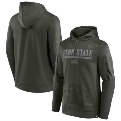 Men's Penn State Nittany Lions Olive OHT Military Appreciation Guardian Pullover Hoodie