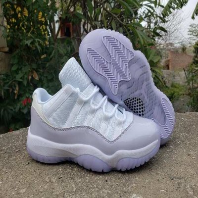 Men's Running weapon Air Jordan 11 White Shoes  038