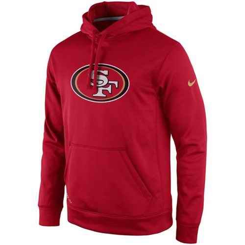 San Francisco 49ers Nike Practice Performance Pullover Hoodie Scarlet