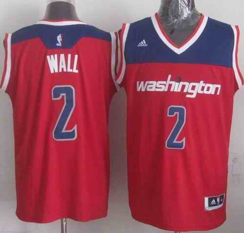 Wizards #2 John Wall Red 2012 Revolution 30 Stitched NBA Jersey