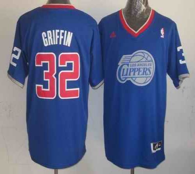 Clippers #32 Blake Griffin Light Blue 2013 Christmas Day Swingman Stitched NBA Jersey