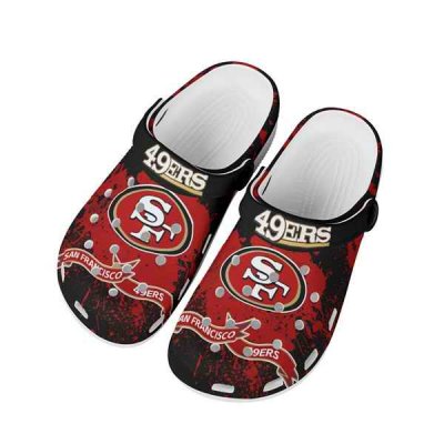 Women's San Francisco 49ers Bayaband Clog Shoes 005