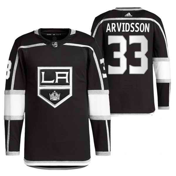 Men's Los Angeles Kings #33 Viktor Arvidsson Black Stitched Jersey