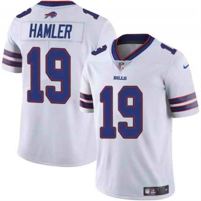 Men's Buffalo Bills #19 KJ Hamler White 2024 Vapor Untouchable Limited Stitched Football Jersey