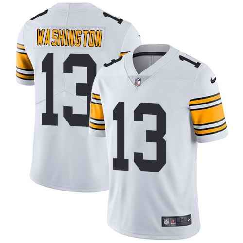 Men's Pittsburgh Steelers #13 James Washington White 2019 Vapor Untouchable Limited Stitched NFL Jersey