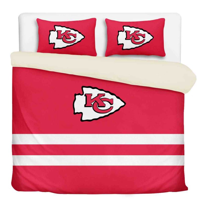 Kansas City Chiefs 3-Piece Full Bedding 002