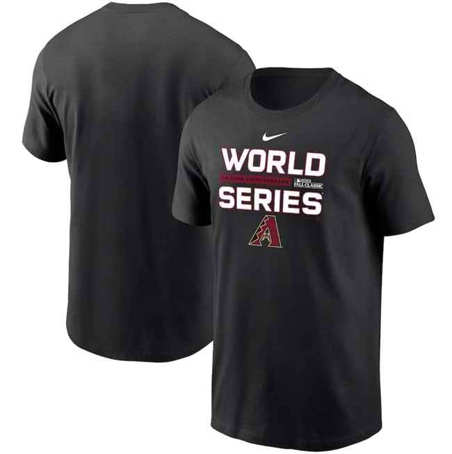 Men's Arizona Diamondbacks Black 2023 World Series Collection Dugout T-Shirt